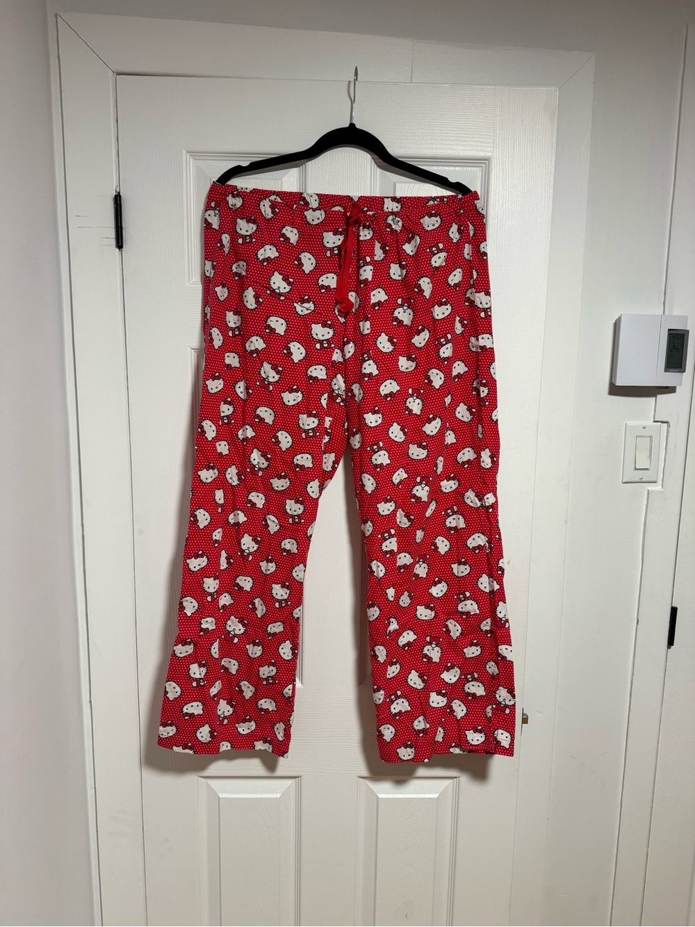 Red Hello Kitty Print Pajama Pants